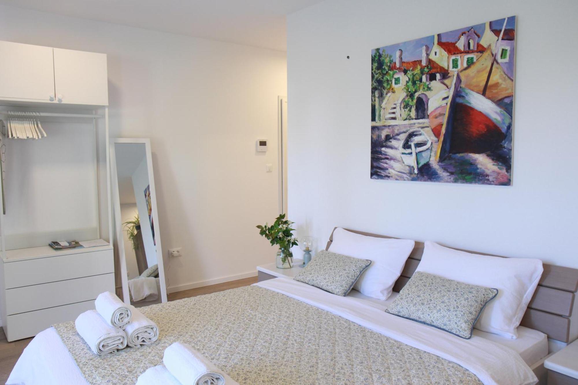 Studio Apartment Rosa Krk Krk Town Eksteriør bilde